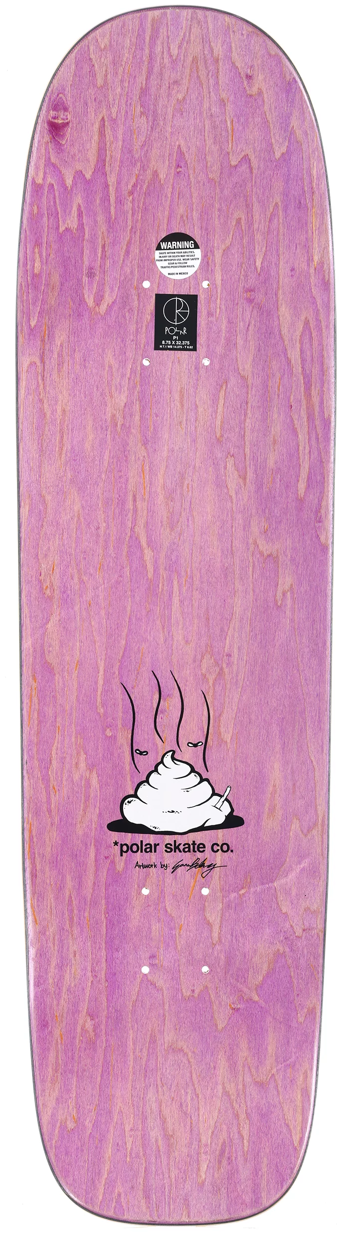 Polar Nick Boserio 8.75 P1 shape / ポーラー Polar Skate Co. Boserio Useless Wooden Dog 8.75 P1 Shape