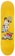 Polar Skate Co. Herrington Pumping Iron 8.5 Skateboard Deck - yellow