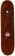 Polar Skate Co. Platt Sacrifice 8.375 Skateboard Deck - brown - top