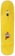 Polar Skate Co. Platt Sacrifice 8.8 P8 Shape Skateboard Deck - yellow - top