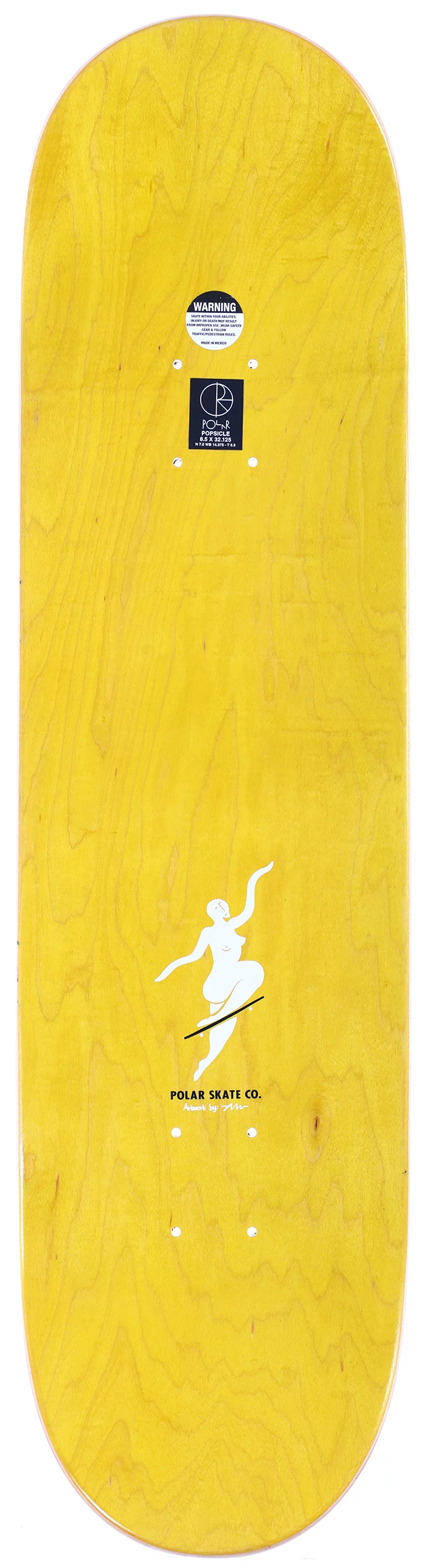 Polar Skate Co. Team No Comply 8.25 Skateboard Deck - charcoal