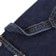 Erased Wide Leg Denim Shorts - dark blue - detail