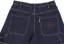 Erased Wide Leg Denim Shorts - dark blue - alternate reverse