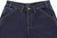 Erased Wide Leg Denim Shorts - dark blue - alternate front