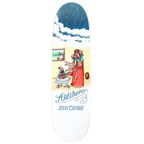 Anti-Hero Cardiel Flatulent Beauties 9.18 Skateboard Deck - blue