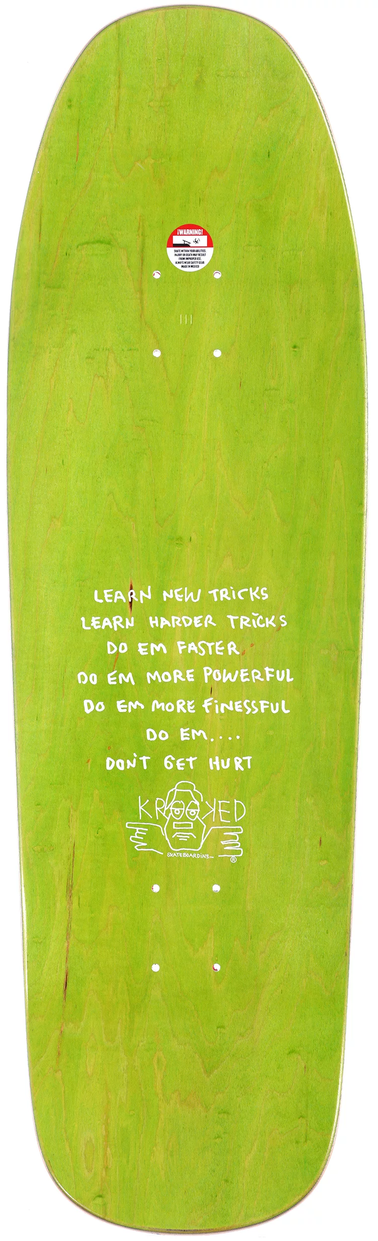 Krooked Sandoval Peace Sign 9.81 Skateboard Deck - blue | Tactics