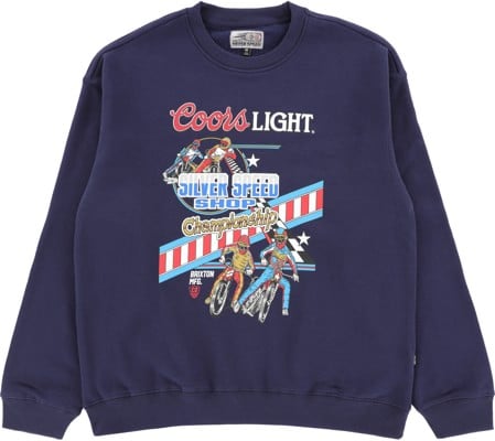 Brixton Coors Light Berm Crew Sweatshirt - coors navy - view large