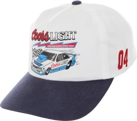 Brixton Coors Light Blower MP Snapback Hat - white/coors navy - view large