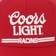 Brixton Coors Light Racing MP Trucker Hat - coors red/white - front detail