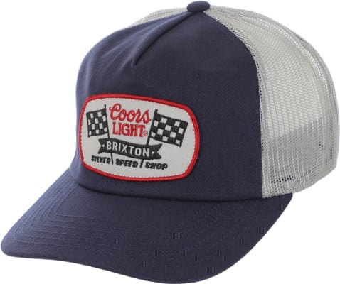 Brixton Coors Light Pit Stop MP Trucker Hat - coors navy/silver - view large