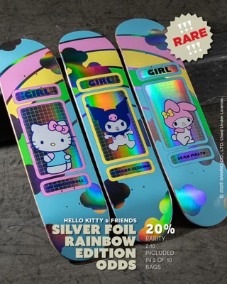 Girl Geering Sanrio Hello Kitty & Friends 8.0 Blind Bag Skateboard