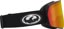 Dragon NFX2 Goggles + Bonus Lens - old skool/lumalens red ion + light rose lens - side