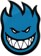 Spitfire Fireball XL 24" Sticker - blue