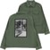 Vans Skate Atiba Haze Military Overshirt Jacket - pine forest