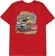 Brixton Coors Light Raceway T-Shirt - coors red - reverse