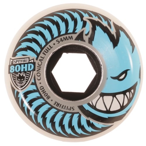 Spitfire 80HD Conical Full Cruiser Skateboard Wheels - clear | Tactics