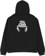 Crab Grab Chopped Hoodie - black - reverse