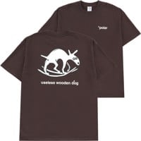 Polar Skate Co. Useless Wooden Dog T-Shirt - chocolate
