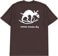 Polar Skate Co. Useless Wooden Dog T-Shirt - chocolate - reverse