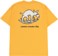 Polar Skate Co. Useless Wooden Dog T-Shirt - yellow - reverse