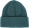 Dime Cursive Fold Beanie - teal - reverse