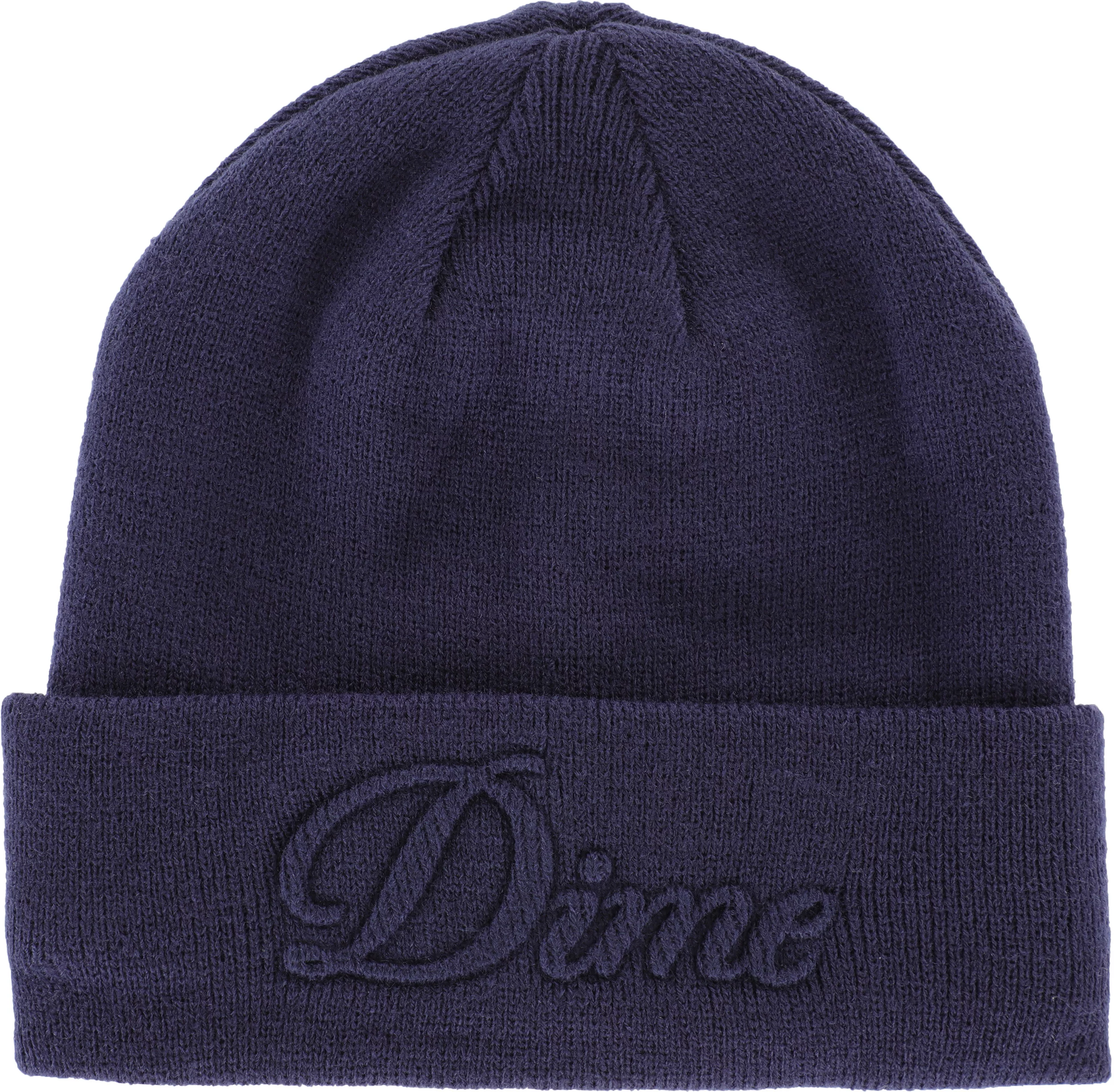 Dime Cursive Fold Beanie - navy | Tactics