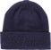 Dime Cursive Fold Beanie - navy
