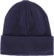 Dime Cursive Fold Beanie - navy - reverse