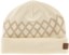 Coal Harbor Beanie - off white diamond stripe