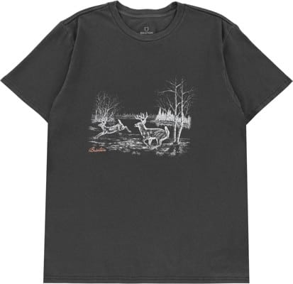 Brixton Gallop T-Shirt - black worn wash - view large