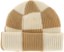 Coal Frena Baggy Beanie - khaki check - reverse