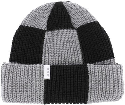 Coal Frena Baggy Beanie - mid grey check - view large