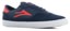 Lakai Kids Cambridge Skate Shoes - navy/red suede