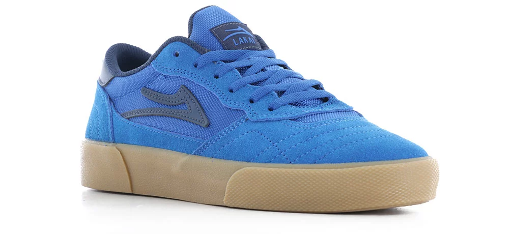 Lakai Cambridge Skate Shoes - blue/gum suede | Tactics