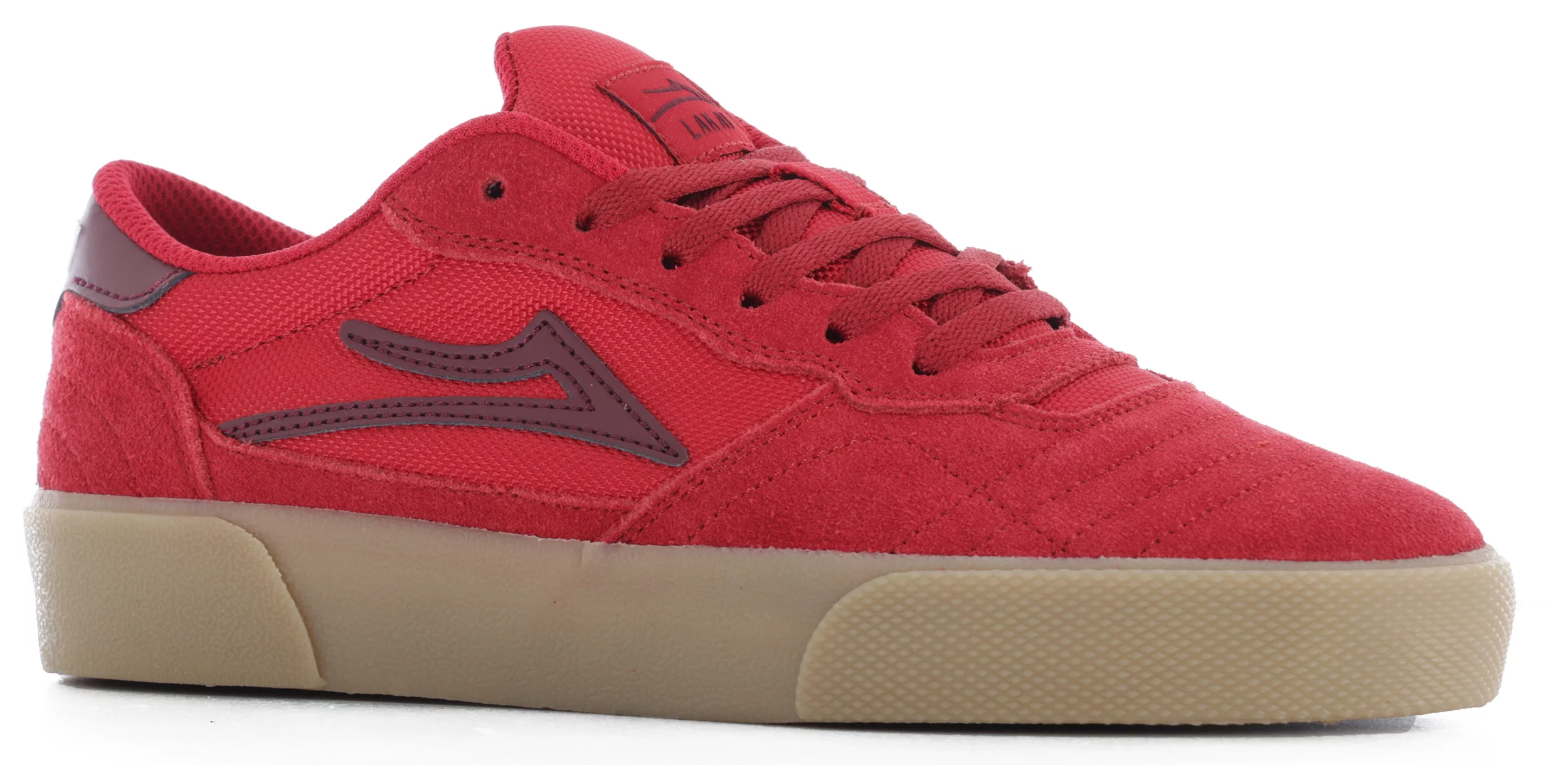 Lakai Cambridge Skate Shoes red/burgundy suede Tactics