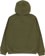 Jones Truckee Organic Hoodie - moss green - reverse