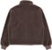 Dime Polar Fleece Sherpa Zip Jacket - mocha - reverse