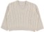 RVCA Women's Cable V Neck Sweater - star white