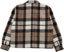 Brixton Women's Bowery Soft Brushed Flannel - washed black/sand - reverse