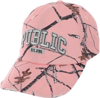 Public Collegiate Strapback Hat - pink camo - view large