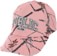 Public Collegiate Strapback Hat - pink camo