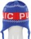 Public Racer Ear Flap Beanie - blue - reverse