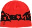 Public Splat Skully Beanie - red