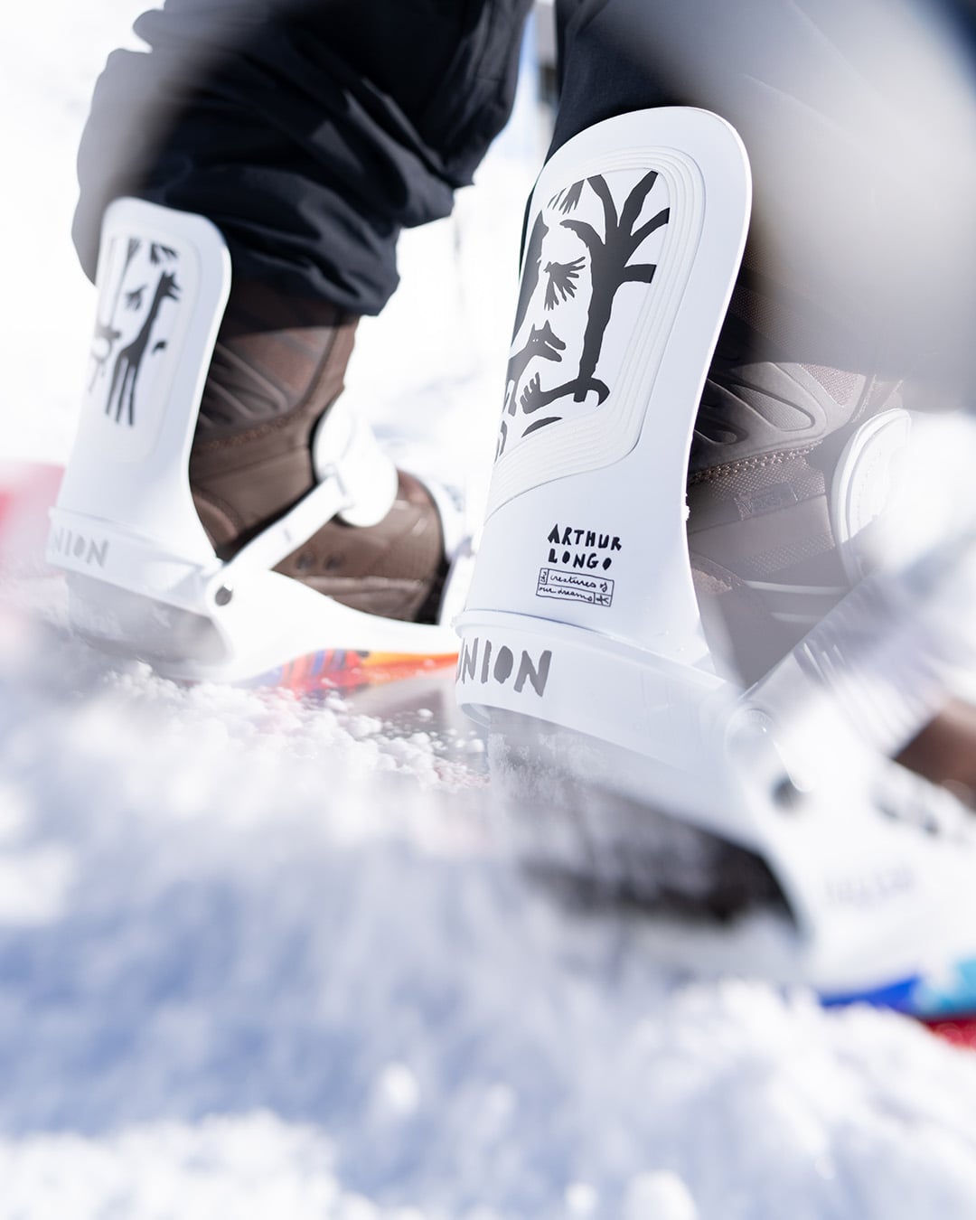 union snowboard bindings image