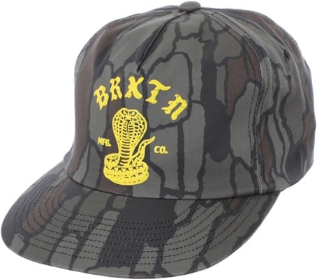 Brixton Darver HP Snapback Hat - bark camo - view large
