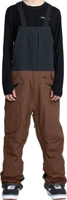 Volcom Rain GORE-TEX Bib Overall Pants - brown - view large