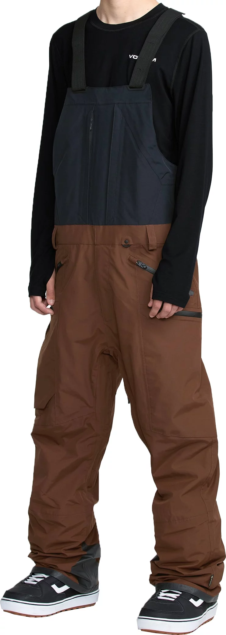 Volcom Rain GORE-TEX Bib Overall Pants - brown | Tactics