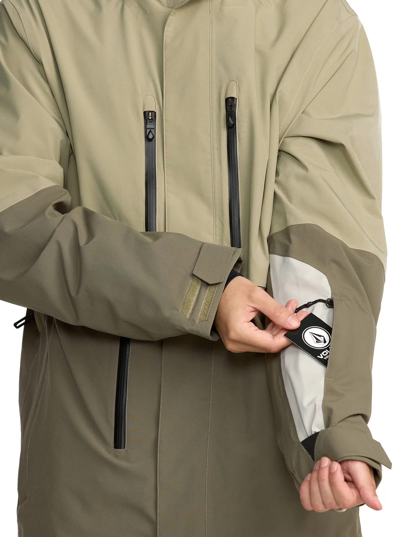 Volcom Range Stretch 30K Jacket - moss green | Tactics