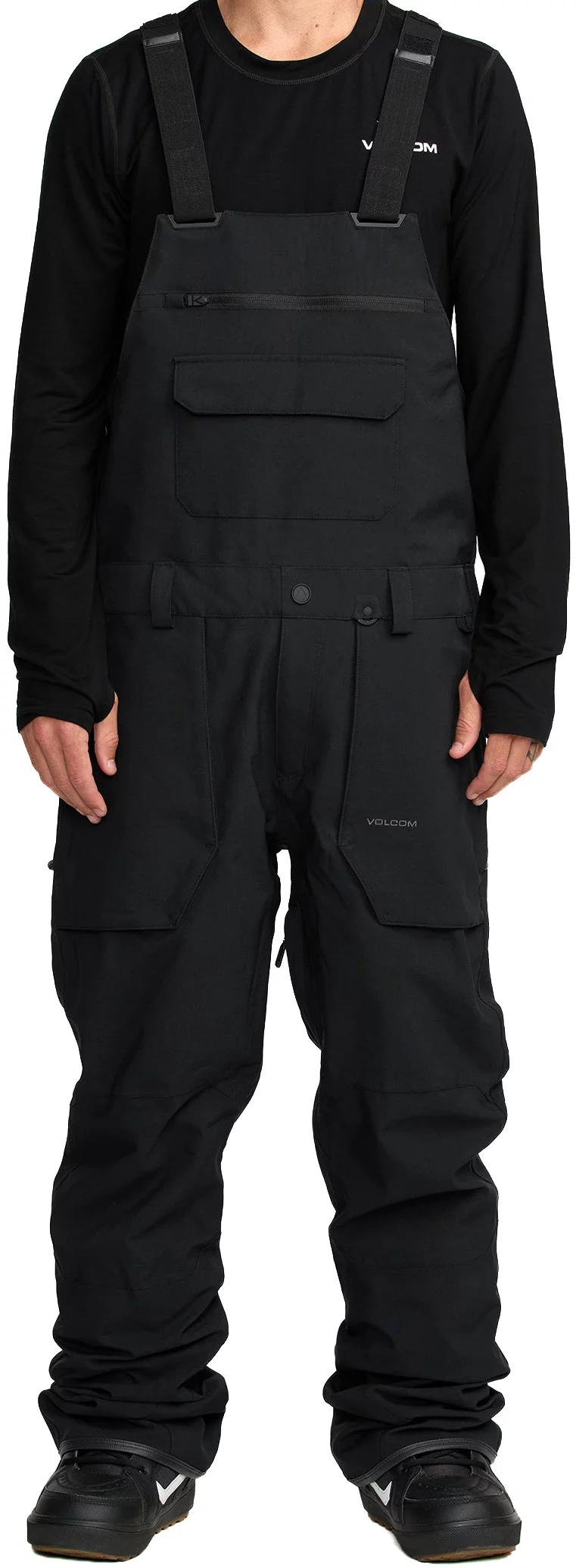 Volcom Roan Bib Overall Pants - black | Tactics