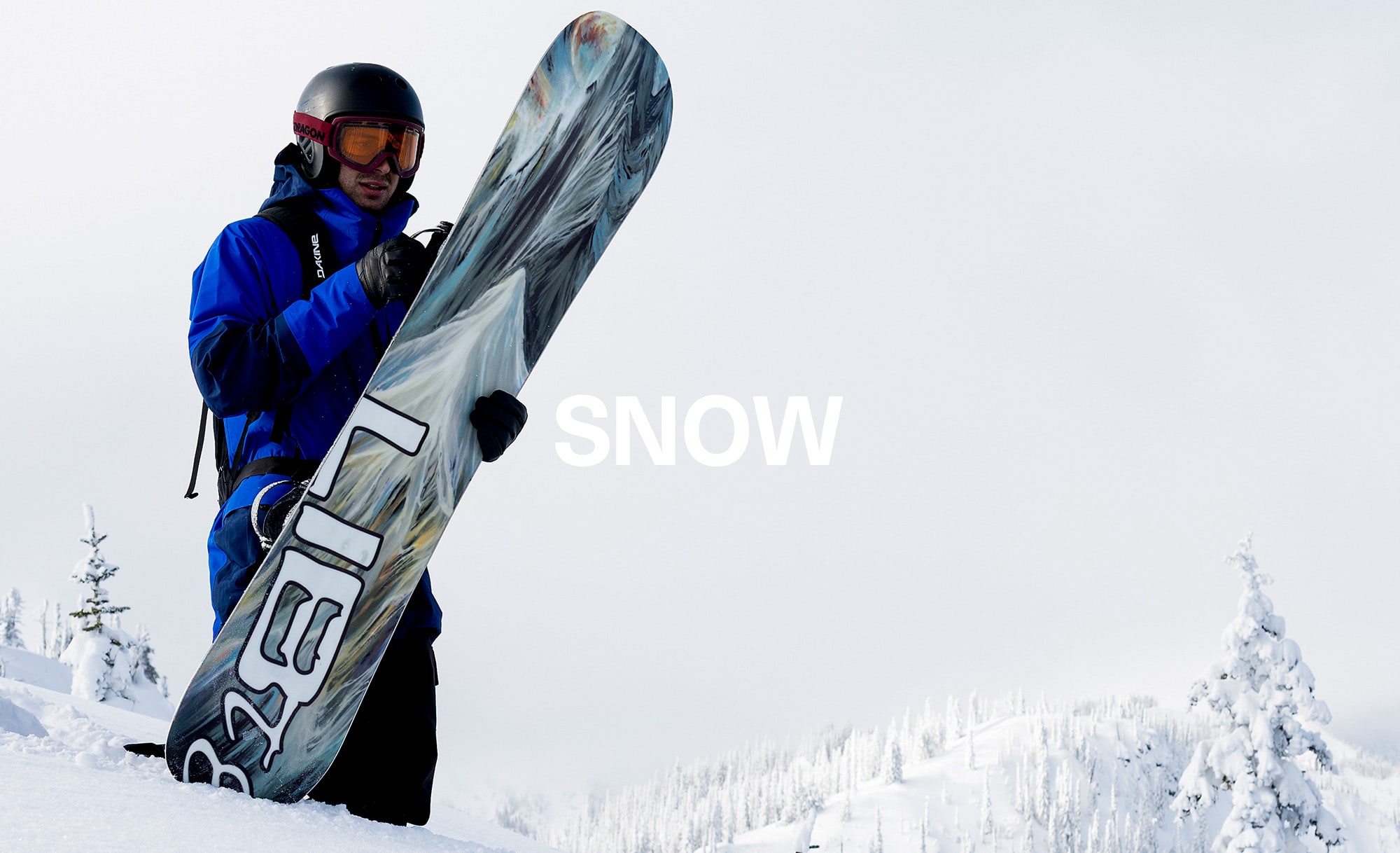 snowboarding welcome banner